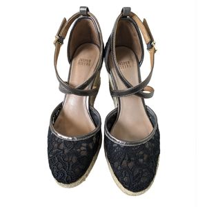 Anthropologie Jasper & Jeera Alessa Espadrille Wedges Size 6